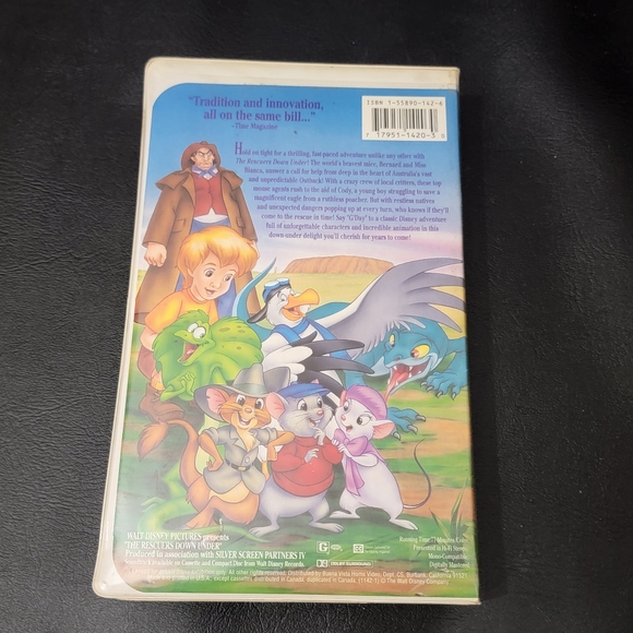 Disney The Rescuers Down Under Vintage VHS - Picture 3 of 4